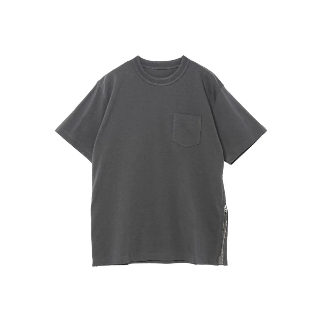 Sacai совместная линия Серые Мужские T-рубашки