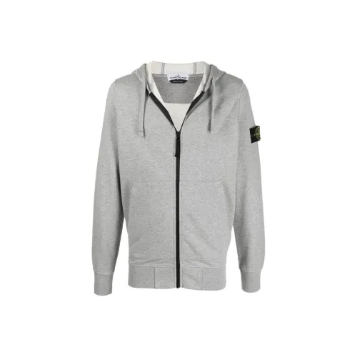 STONE ISLAND Горчичный Мужской Свитшот