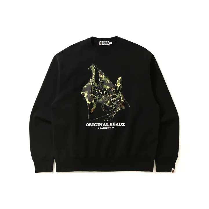 Bape X Unkle Pointman Logo Relaxed Crewneck