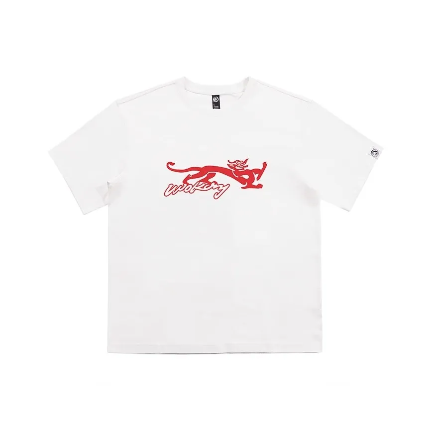 WOOKONG Белая унисекс футболка