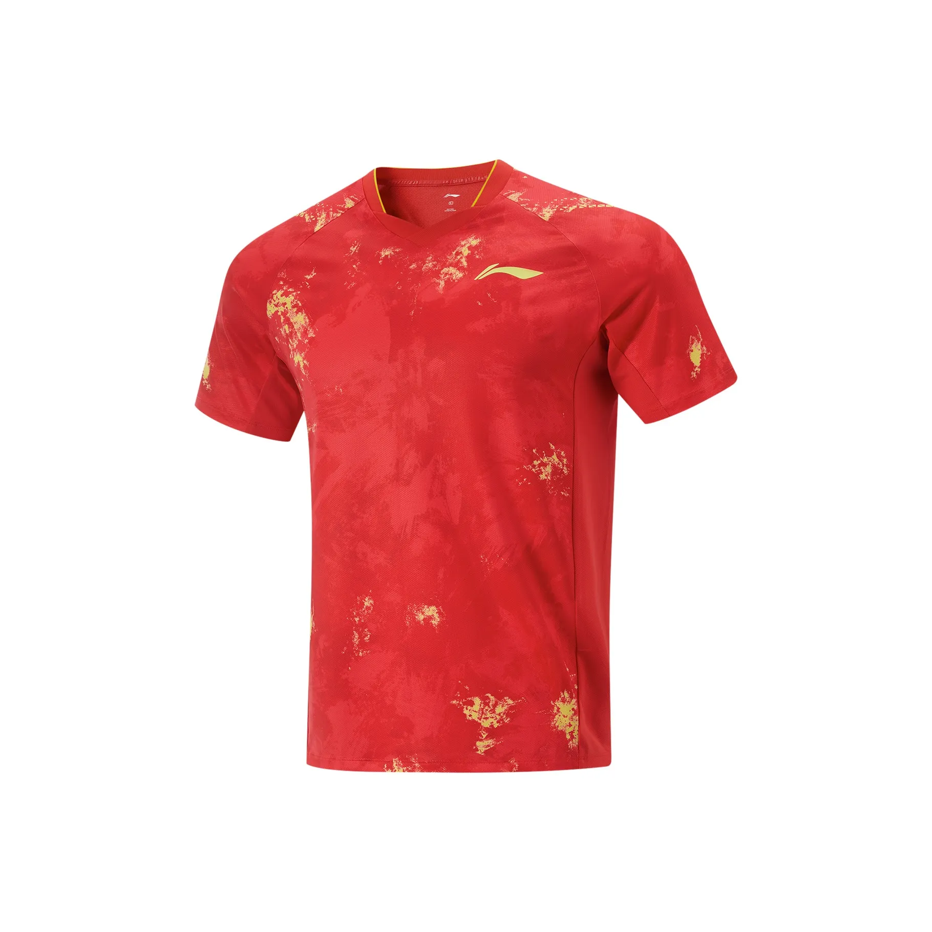 LiNing Table Tennis Series T Shirt Men's Cherry Total Crimson