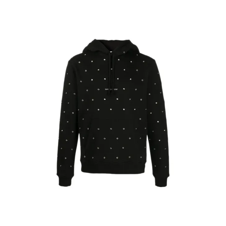 SAINT LAURENT Logo Print Hoodie