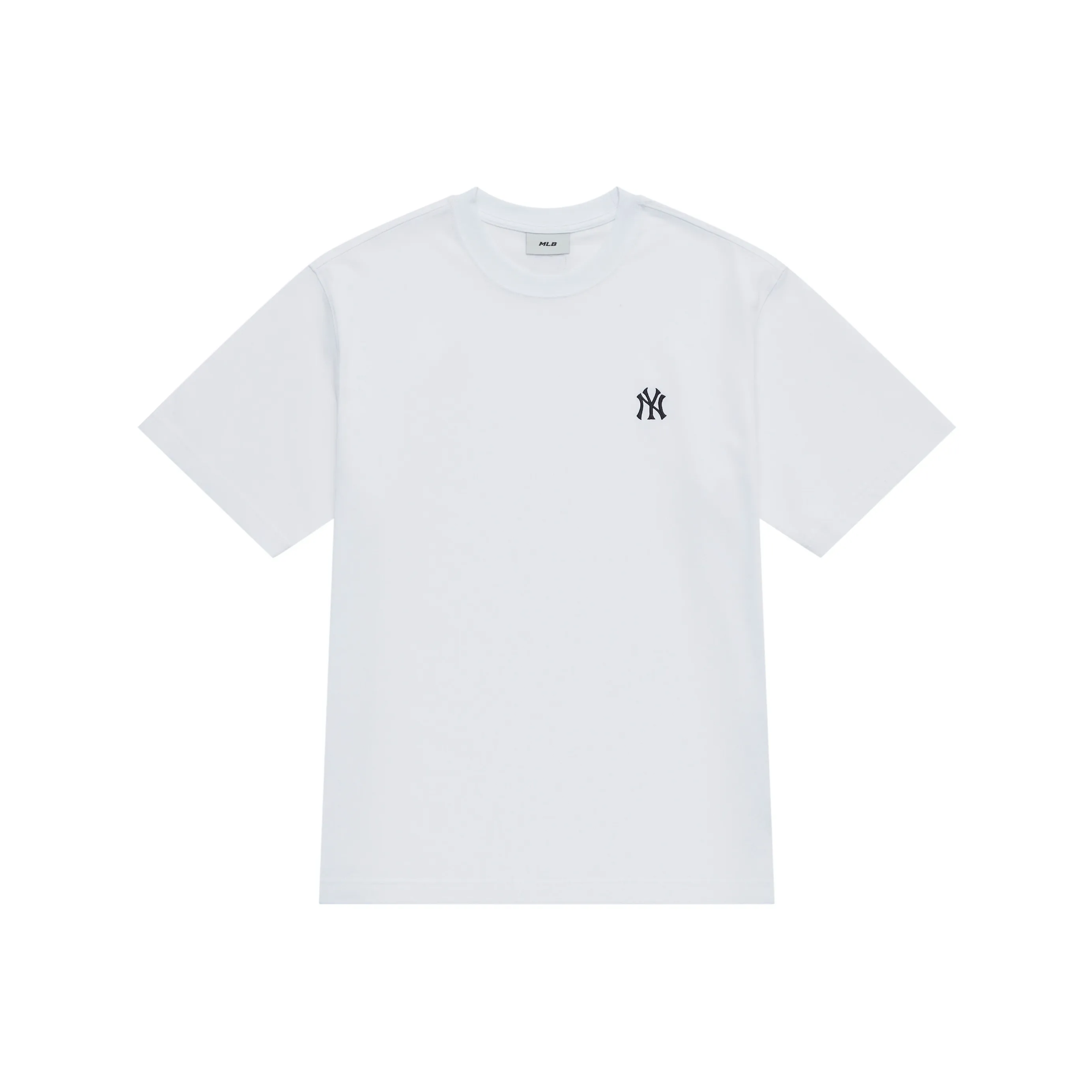 Mlb Base Logo New York Yankees Basic Collection SS25 T-Shirt Унисекс Белый
