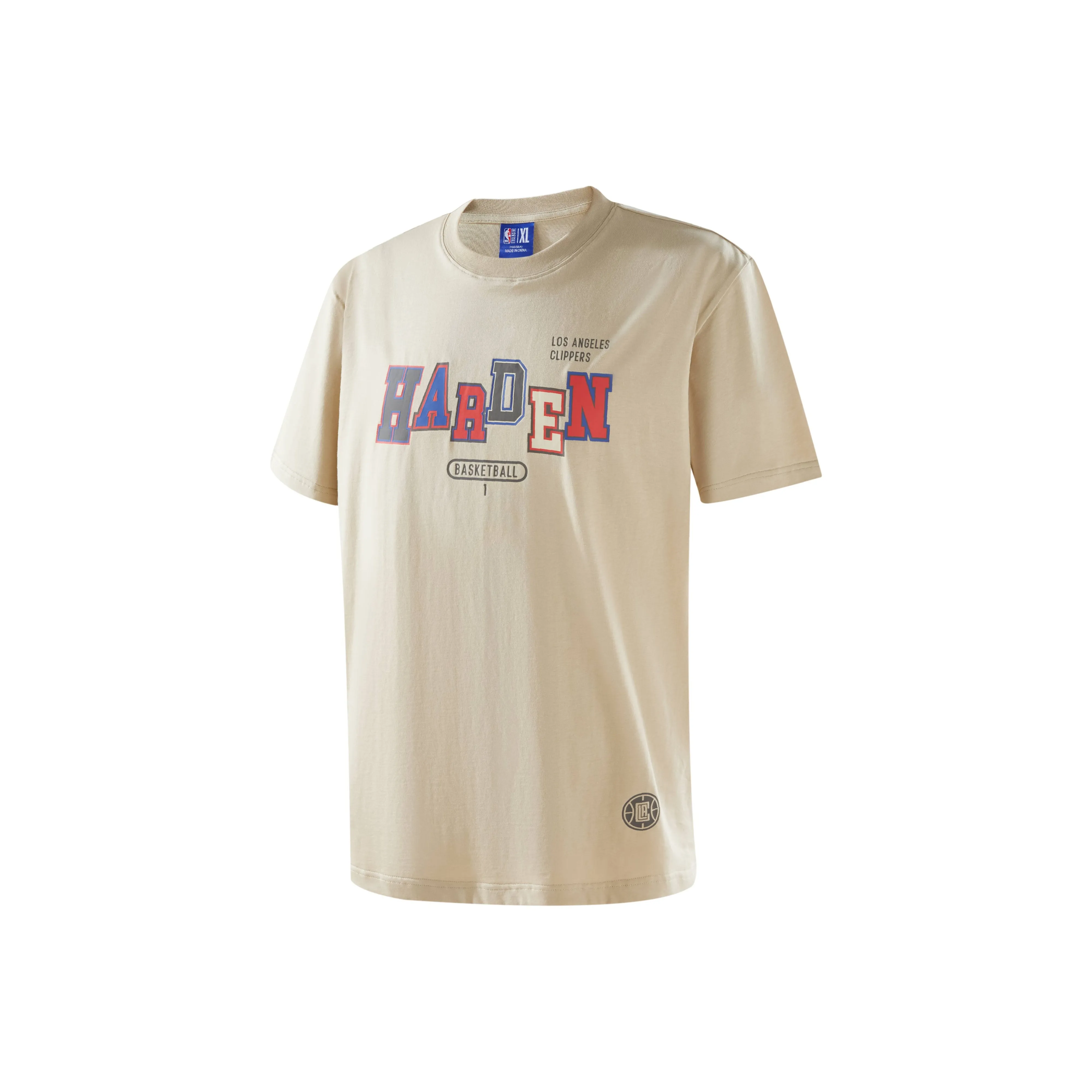 NBA Los Angeles Clippers Montage Collection T Shirt Unisex Khaki