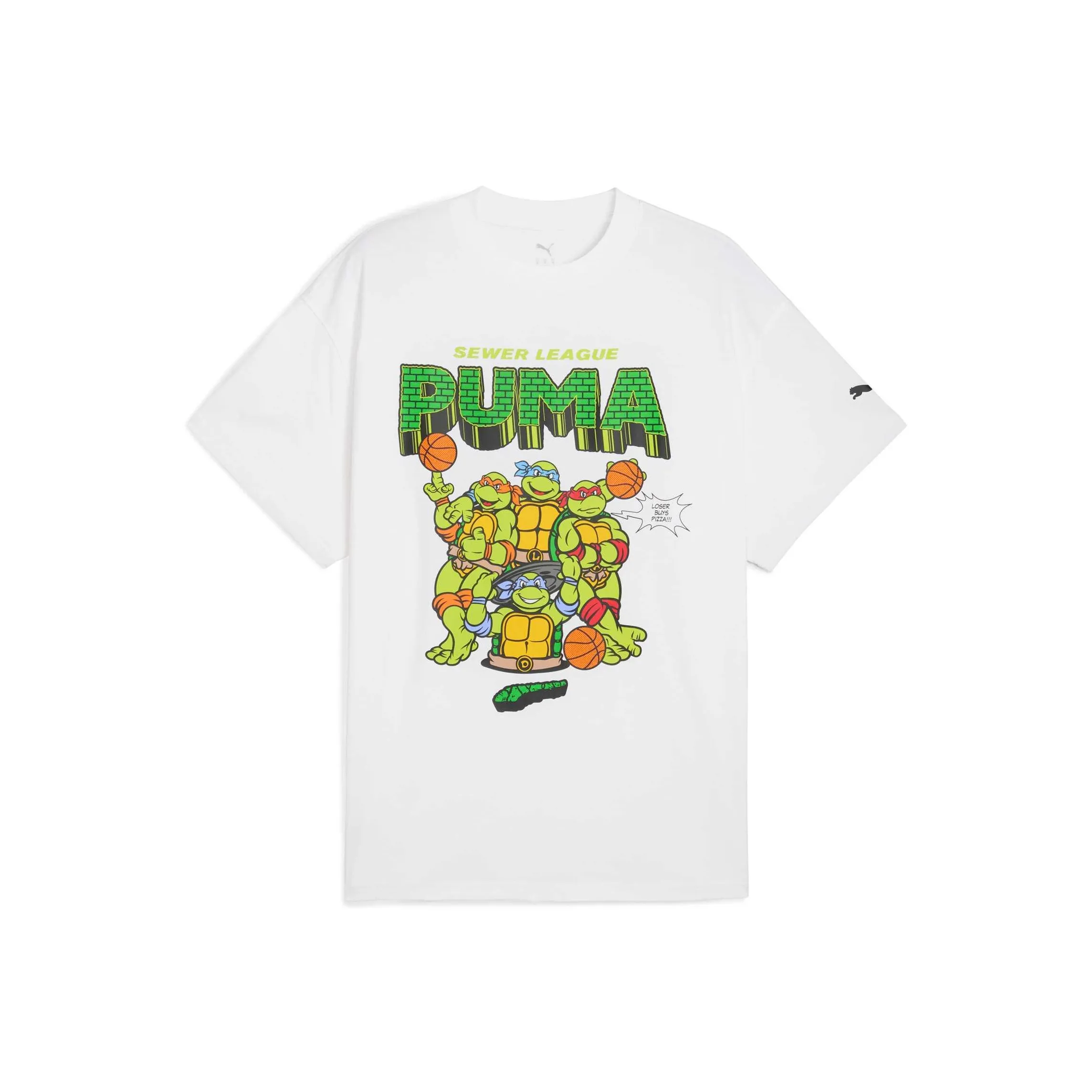 PUMA Белая Мужская Футболка