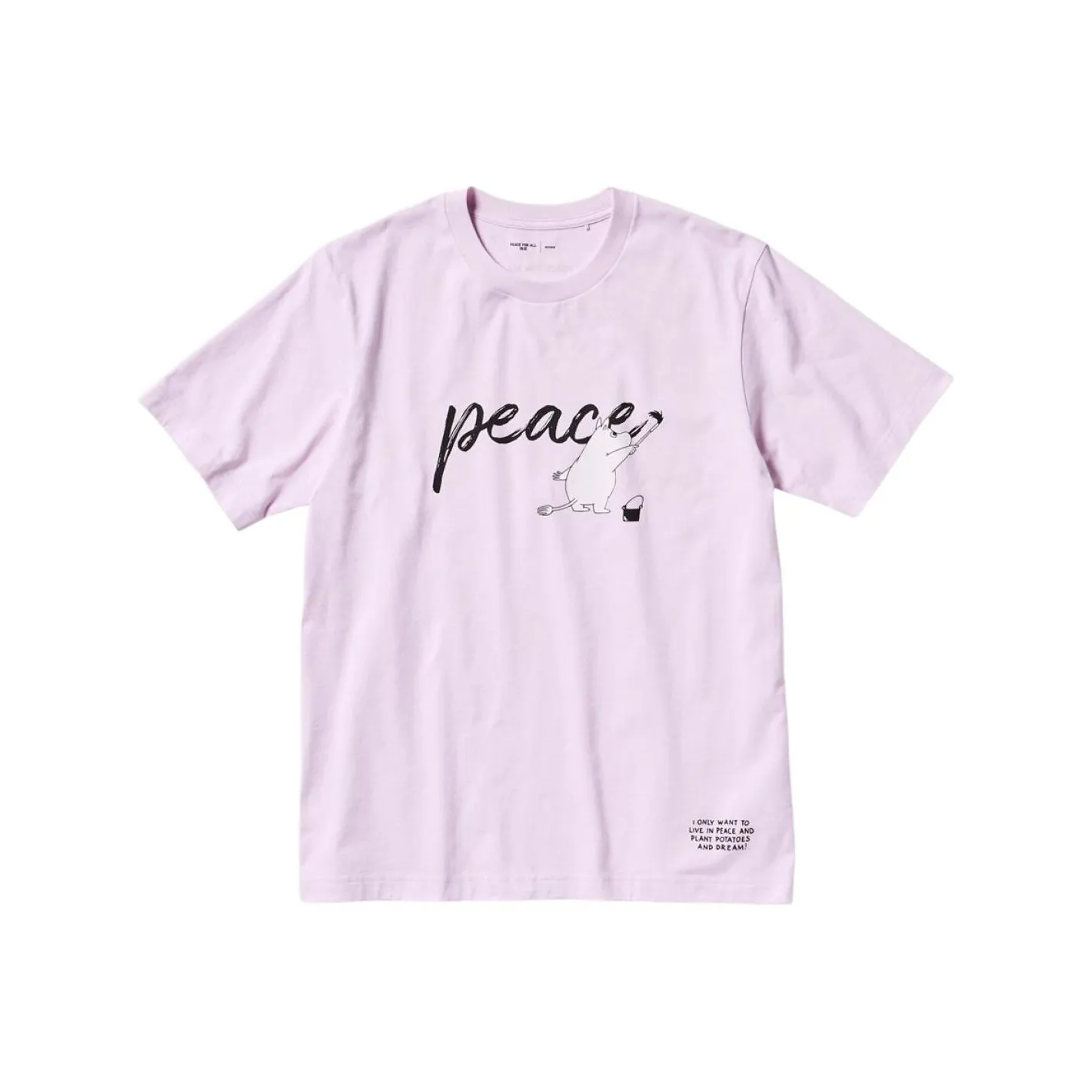 UNIQLO T Shirt Unisex Pastel Pink