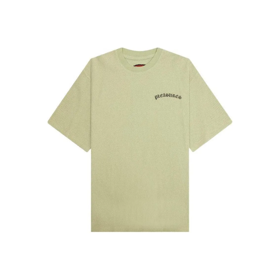 PLEASURES совместная брендированная Зеленая Мужская T-Рубашка