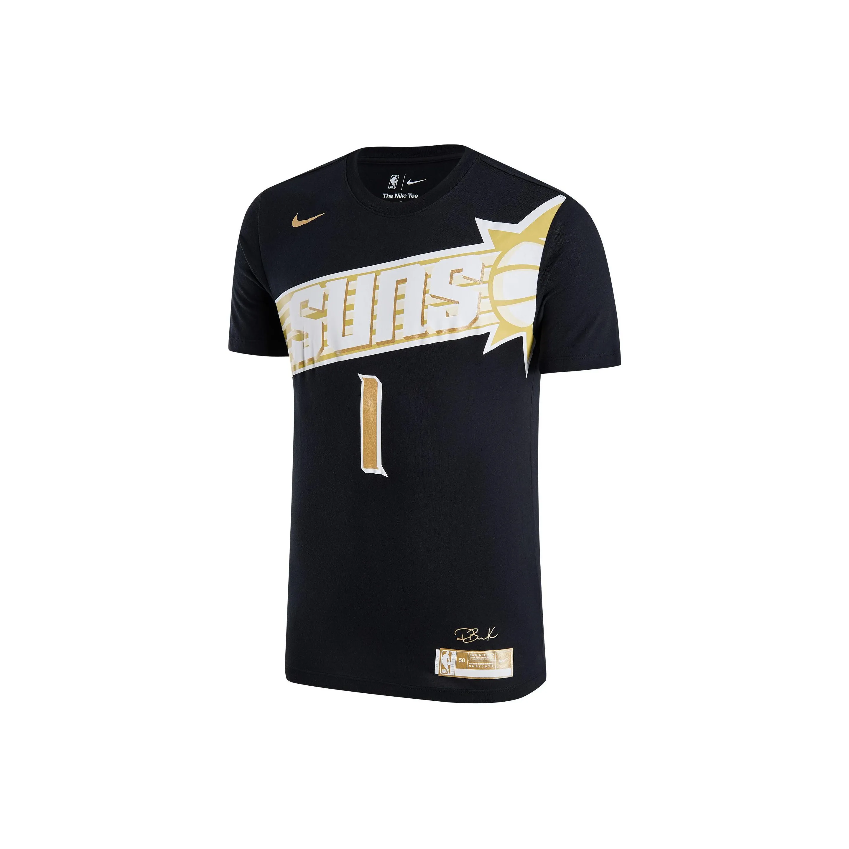 Nba X Nike T Shirts Men's Black