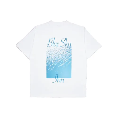 Blue Sky Inn Белая Мужская Рубашка