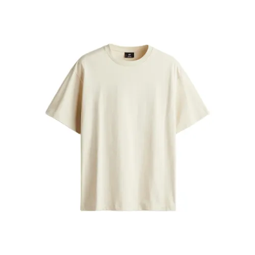 H&M Светло-бежевые унисекс футболки