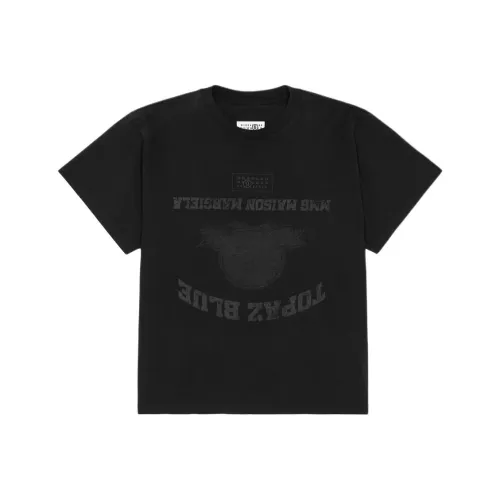 MM6 Maison Margiela Черная Унисекс Футболка