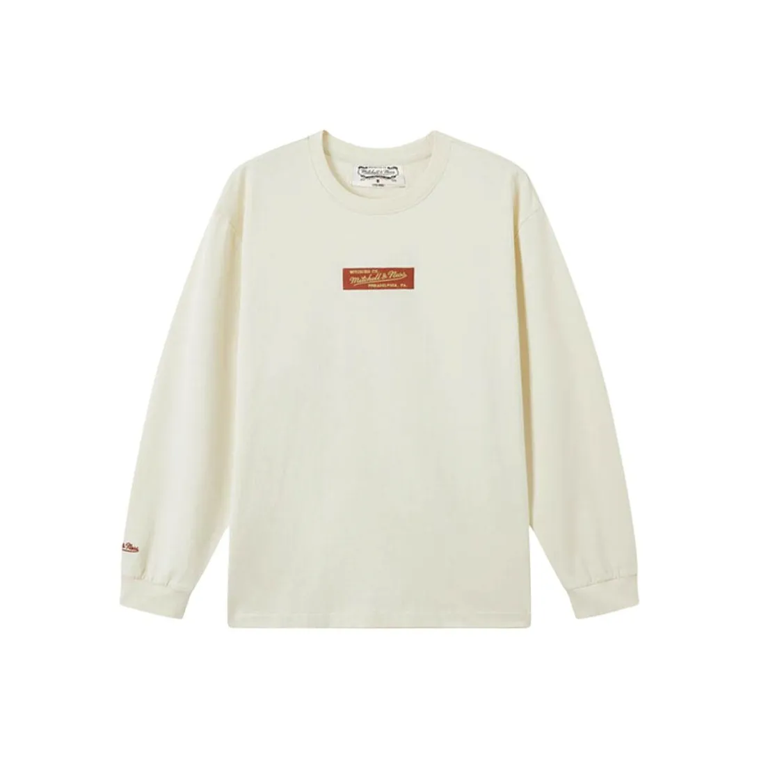 MITCHELL NESS SS25 T-Shirt Унисекс Экрю