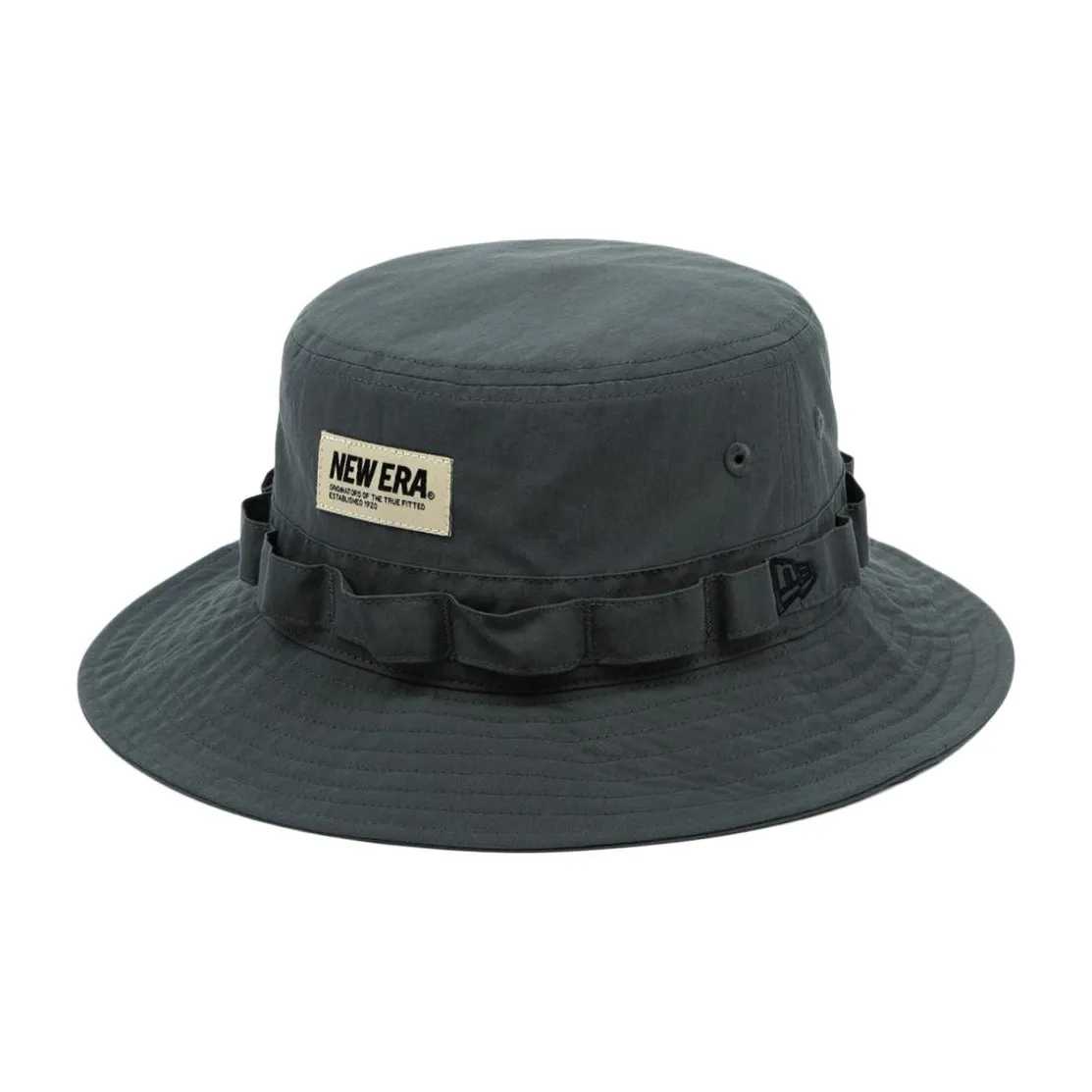 New Era Cotton, Nylon Bucket Hats Unisex Black