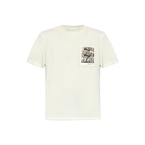 Helmut Lang Бежевые Мужские Рубашки
