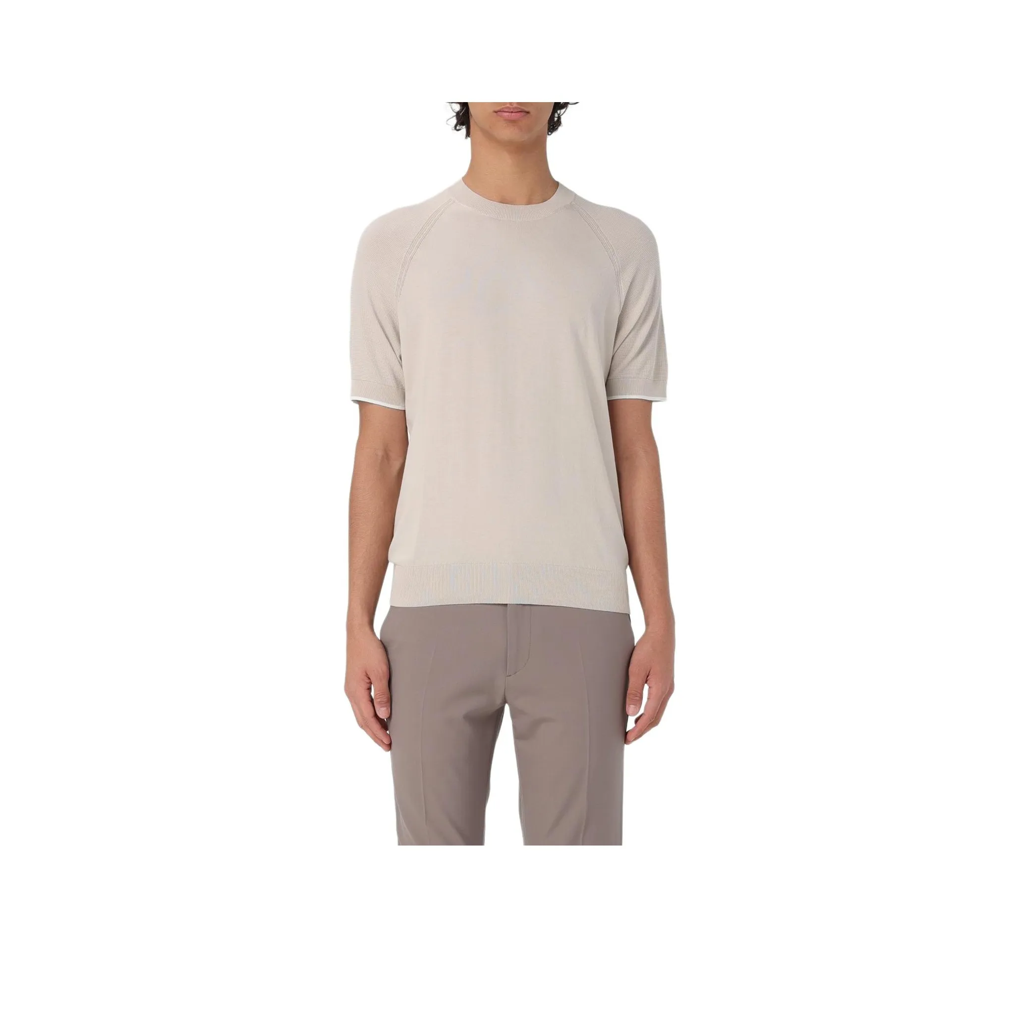 PAOLO PECORA MILANO T Shirts Men Beige
