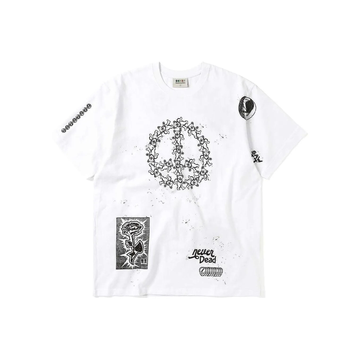 Thisisneverthat x Grateful Dead T Shirt Unisex White