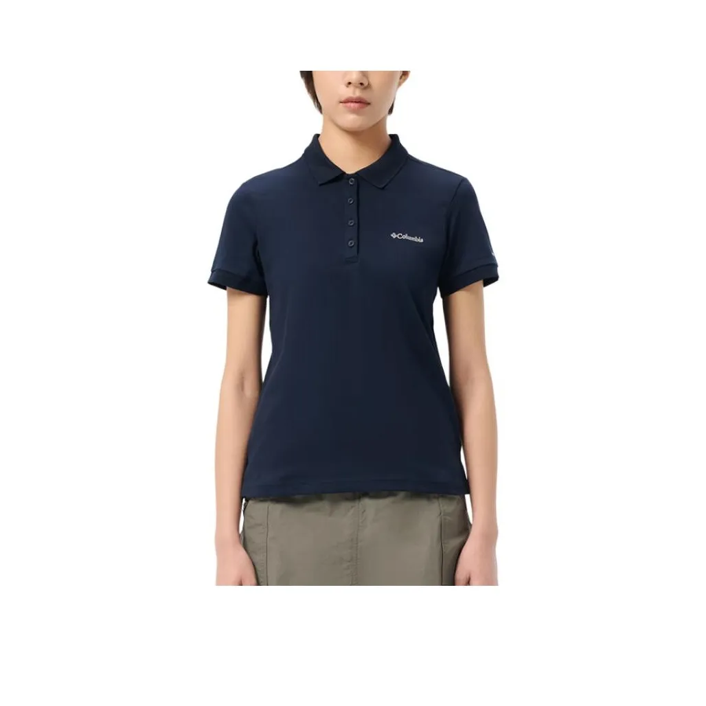 Columbia совместное брендирование Поло Женское Синее