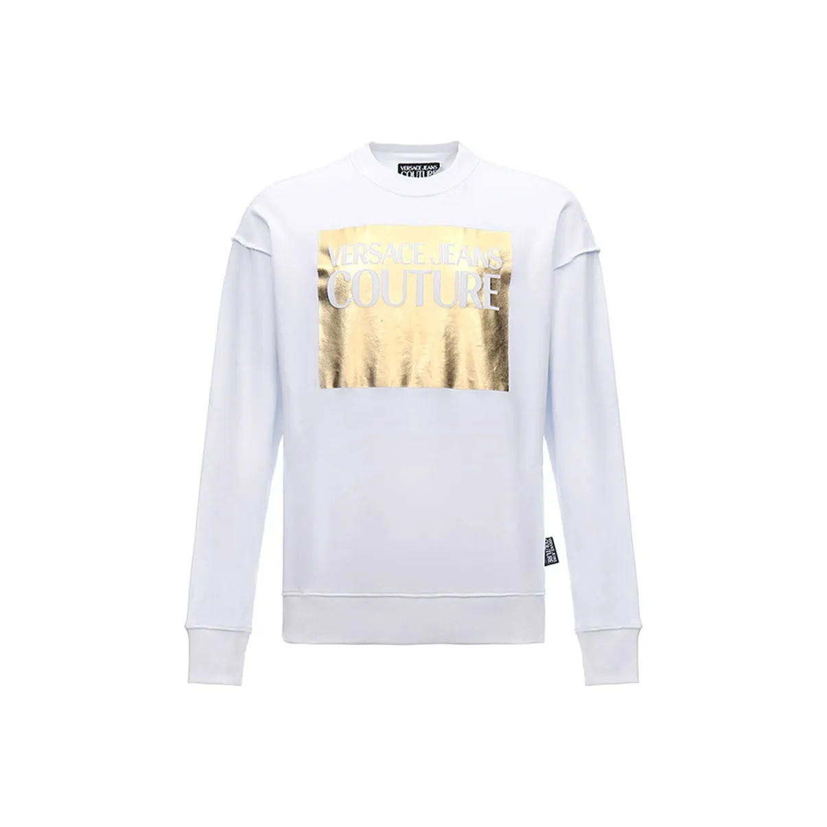 VERSACE JEANS COUTURE Круглый вырез Стандартный Свитшот Мужской Белый