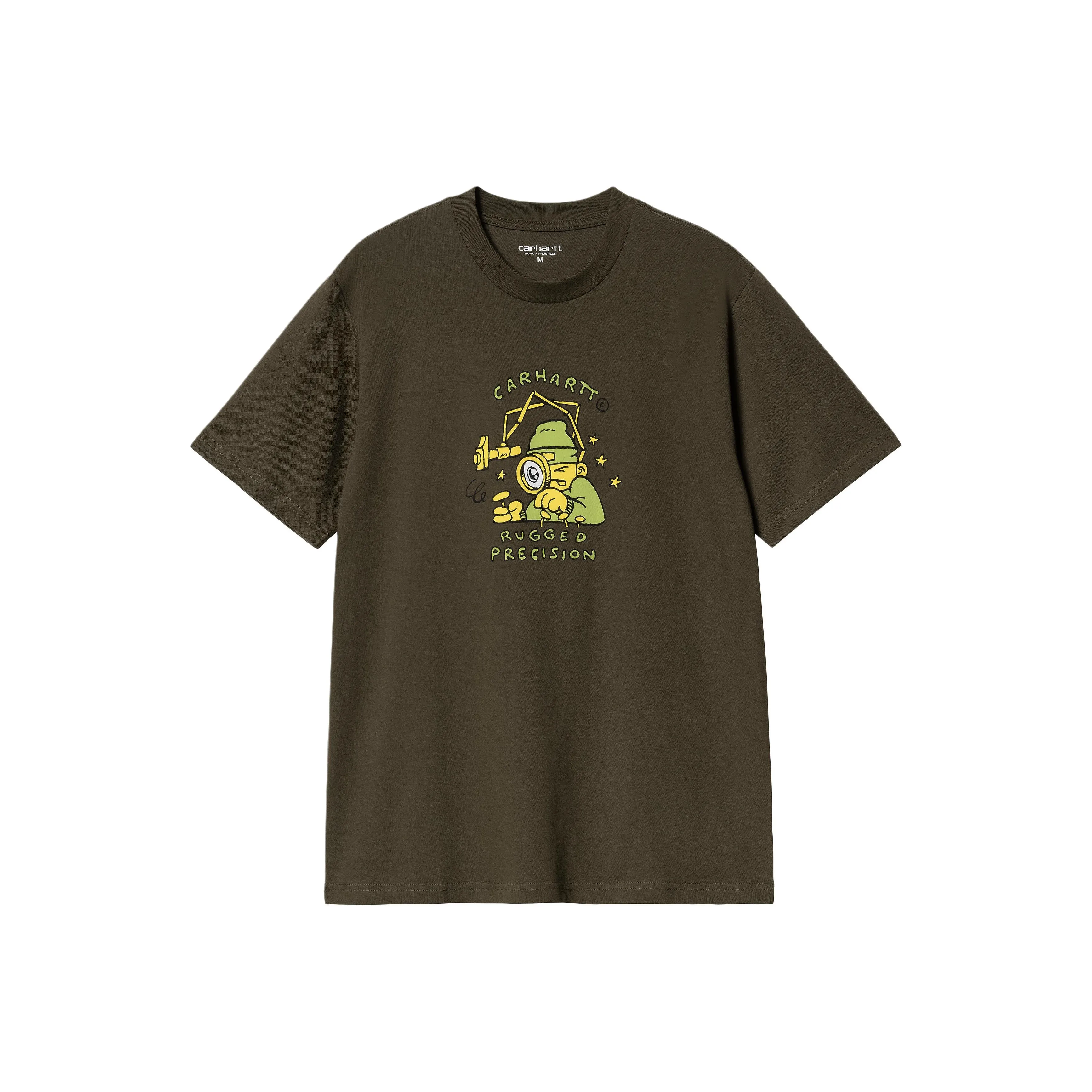 Carhartt WIP Короткий рукав T-рубашки Мужской Черепаха Зеленый