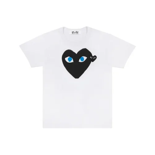 CDG Play Белая Унисекс Футболка