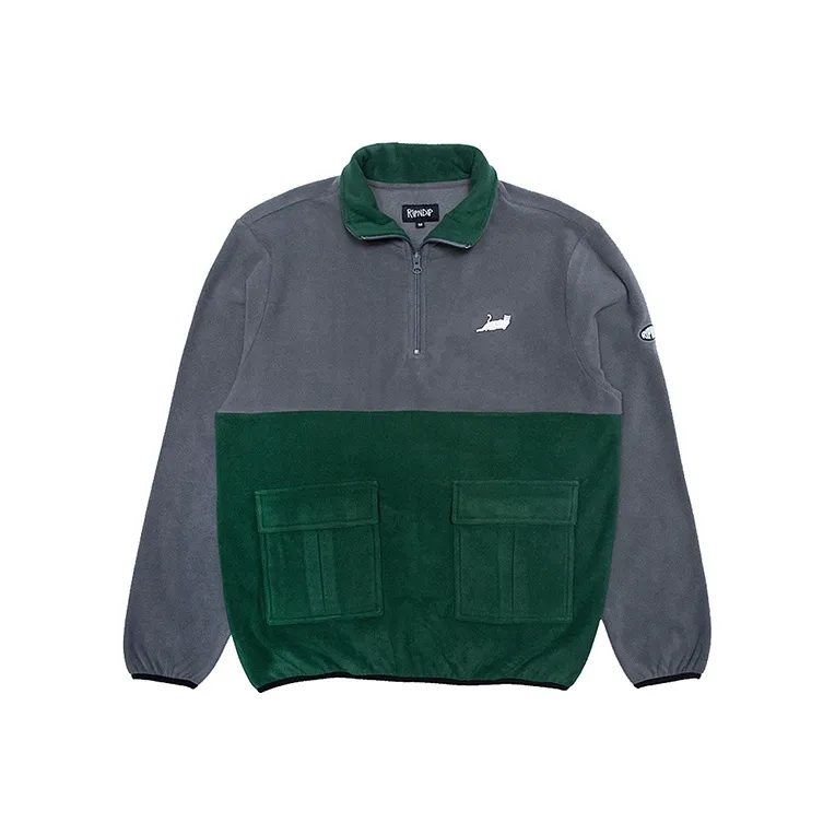 RIPNDIP Серо-зеленый Пэчворк Унисекс Свитшоты