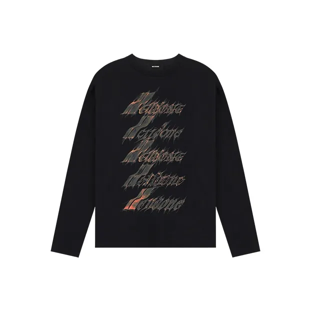 WE11DONE Text print T shirt