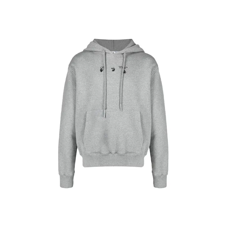 OFF WHITE Black Marker Slim Hoodie