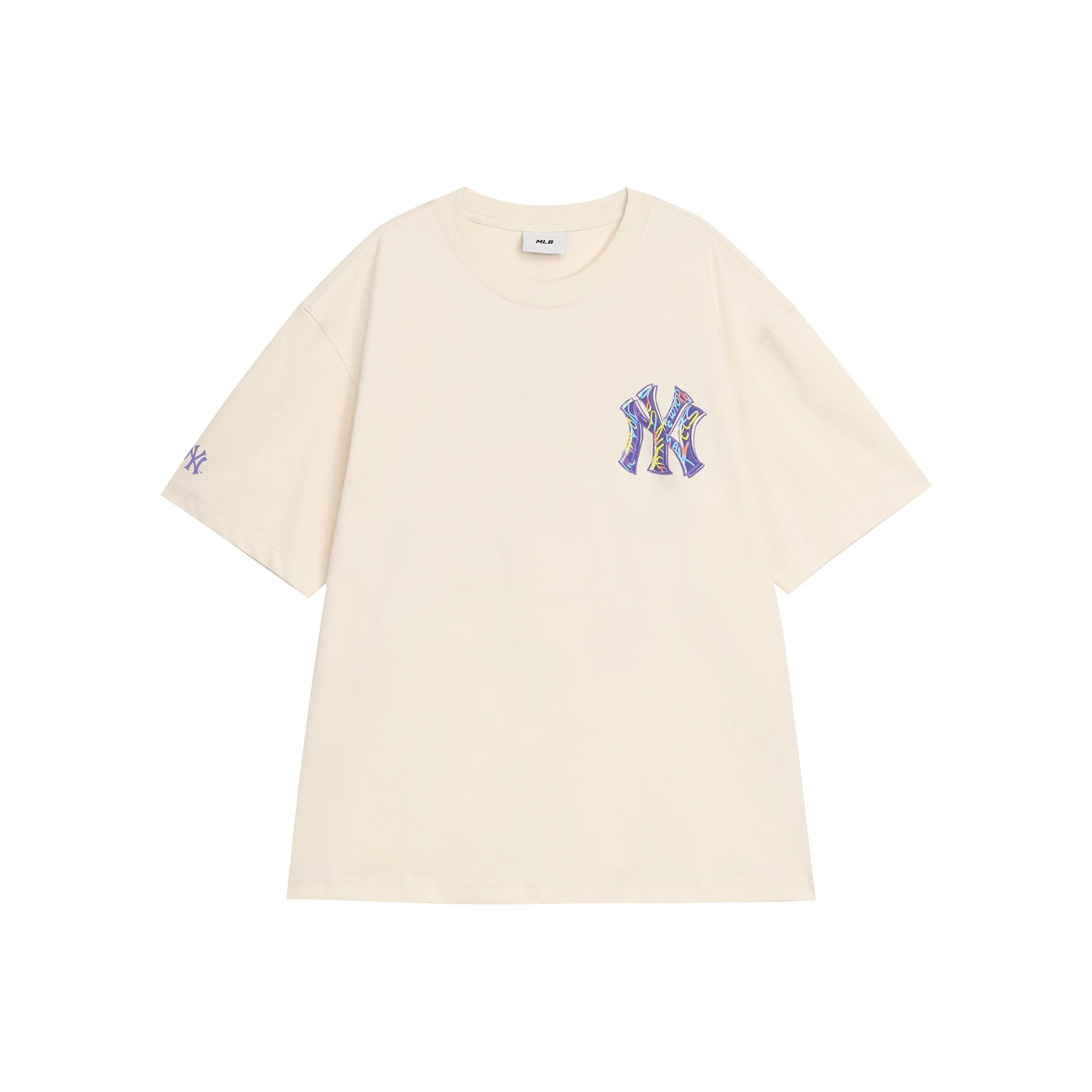 MLB New York Yankees T Shirt Unisex Dark Cream