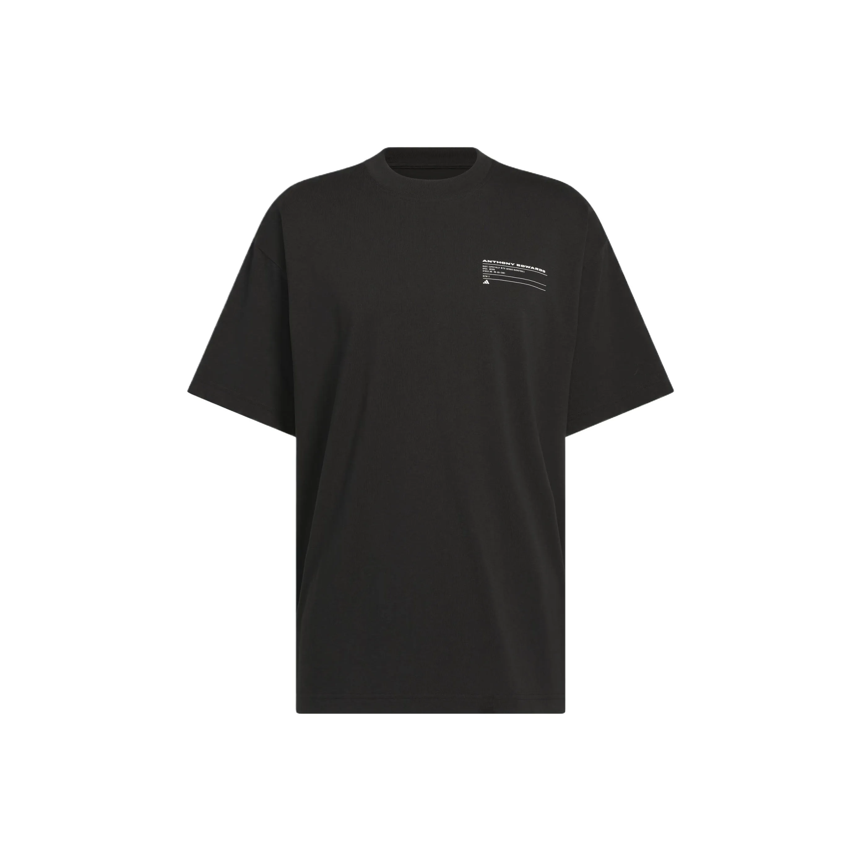 Adidas ANTHONY EDWARDS Series GFX TEE 3 T Shirt Men's Black