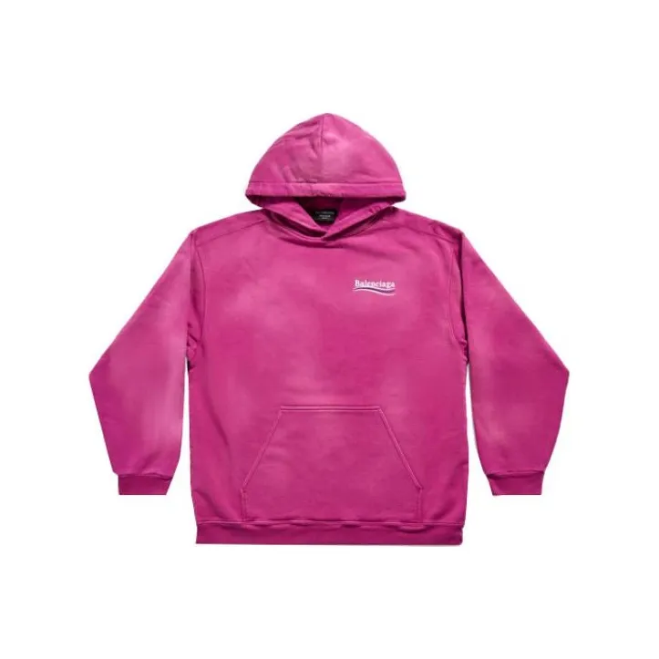Balenciaga Sweatshirt Regular Fit Men's Rose Red