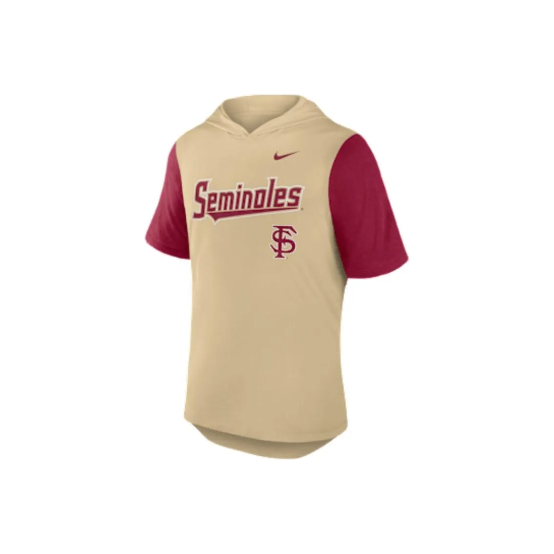 Nike Florida State Seminoles Baseball Script Men's Nike Dri FIT College Hooded T Shirt