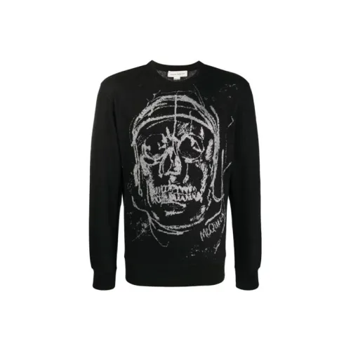 Alexander McQueen Черный Мужские Свитшоты