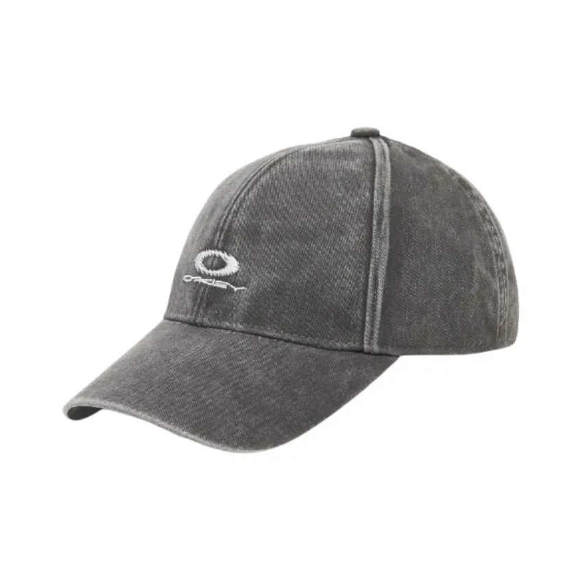 Oakley Cotton Baseball Caps Unisex Ink Black