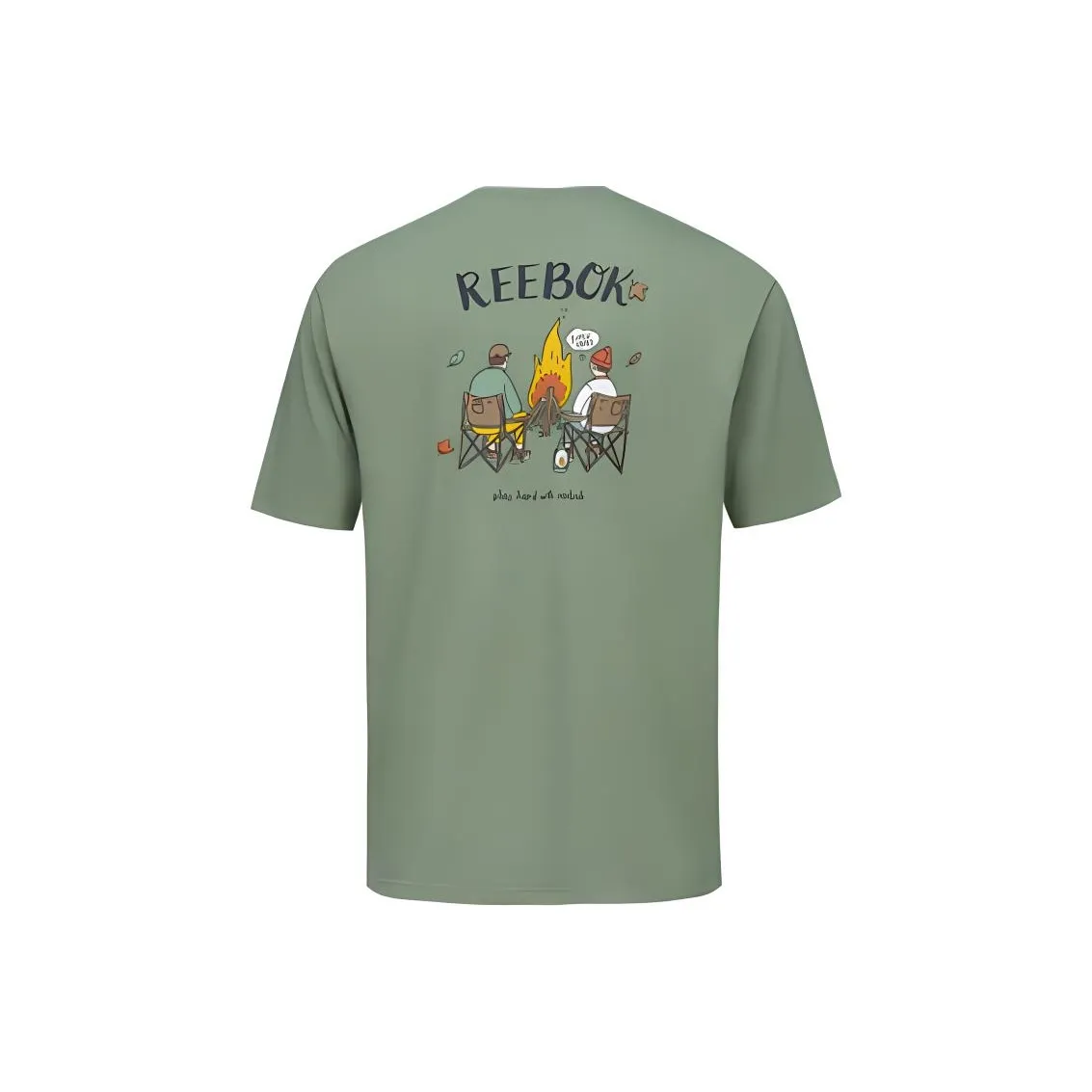 Reebok T-Shirt Unisex Light Army Green