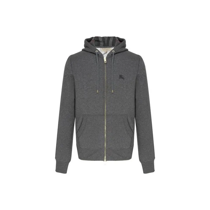 Burberry Clarendon Check Hood Zip Up Hoodie