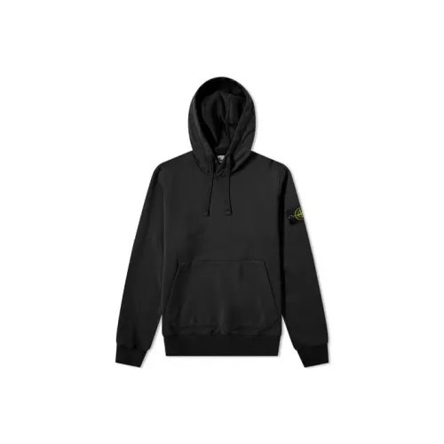 STONE ISLAND Черный Мужские Свитшоты