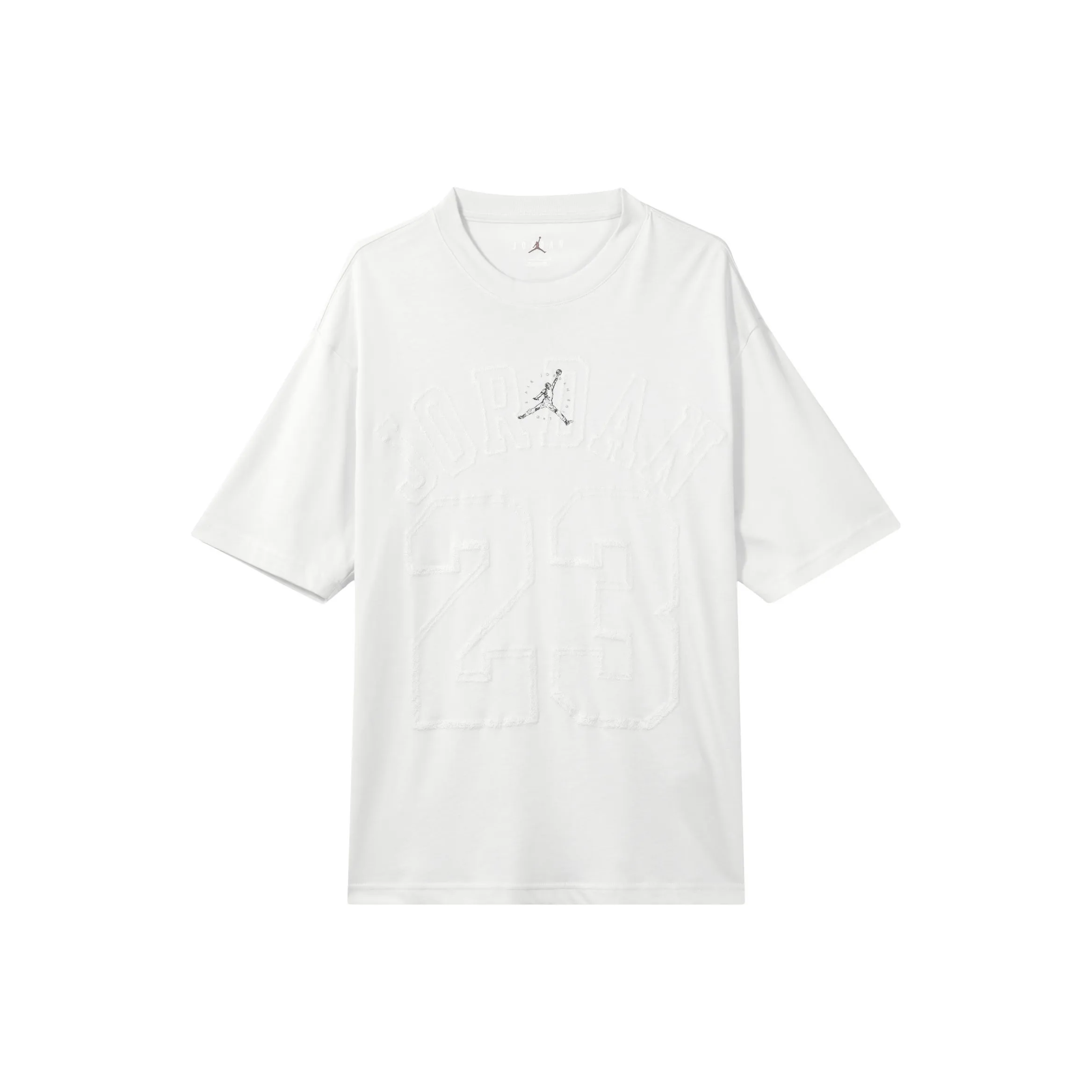 Джордан SS24 T Рубашка Мужская Призрачный Серый Белый
