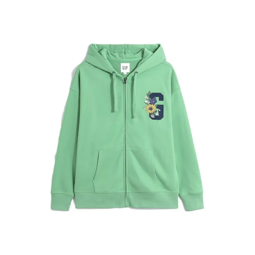 GAP совместный бренд Фруктовый зеленый Мужские Свитшоты