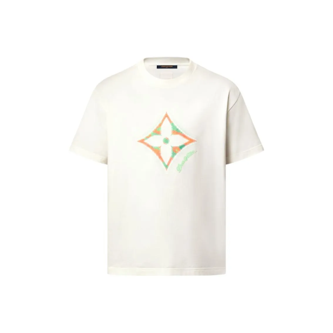 LOUIS VUITTON Monogram Flower 3D Gradient Print T Shirt