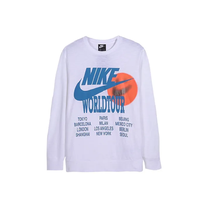 Nike Белый Мужской Свитшот