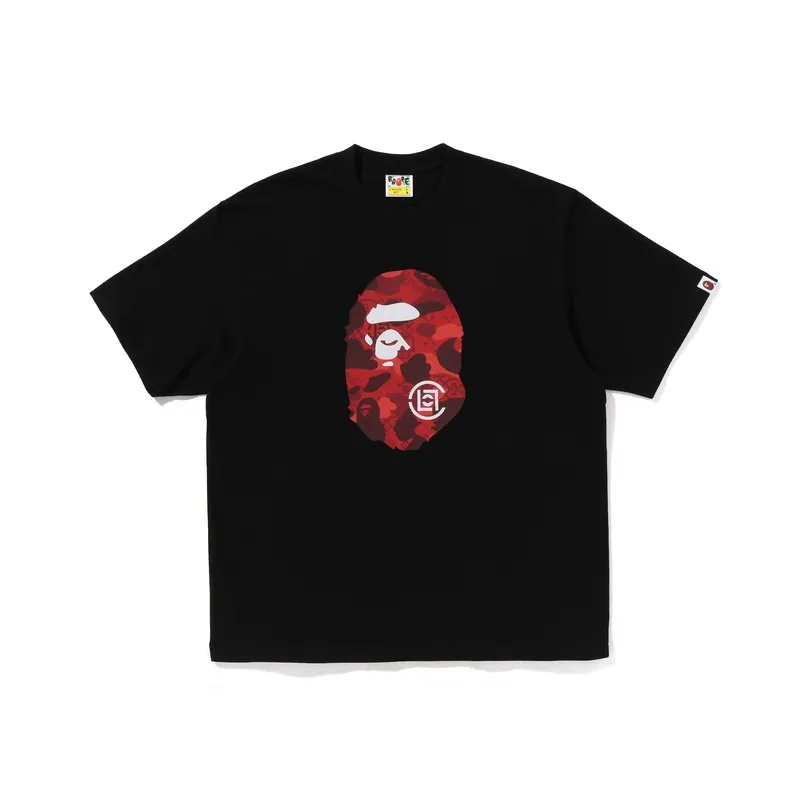 Bape X Clot Camo Ape Head T Shirt