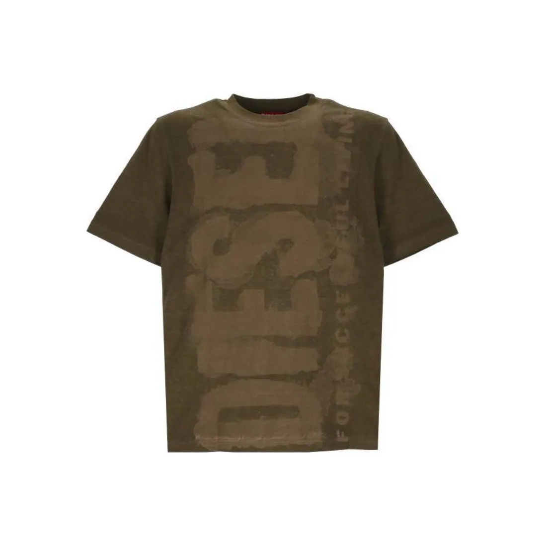 DIESEL Logo Detailed Crewneck T Shirt