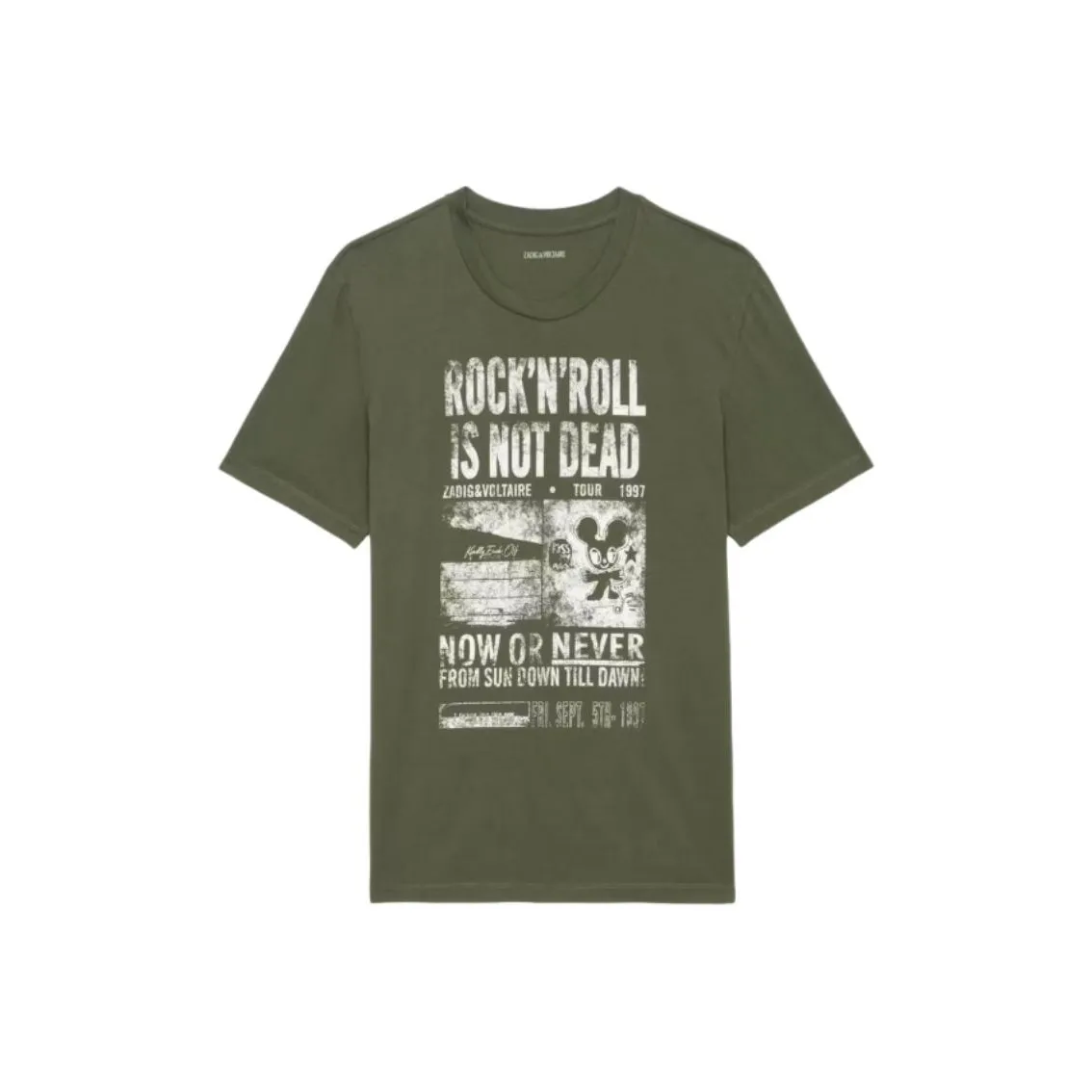 Zadig & Voltaire Graphic Printed Crewneck T Shirt