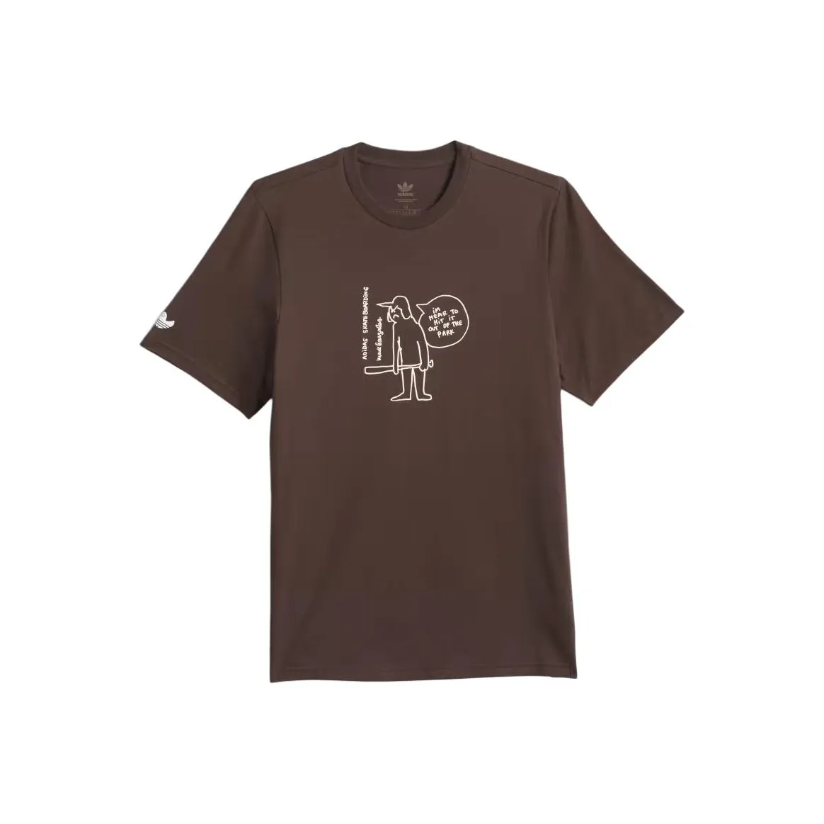 Adidas Originals Shmoofoil FW24 T Shirt Унисекс Коричневый