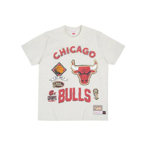 Mitchell Ness Овсяный Унисекс Футболка
