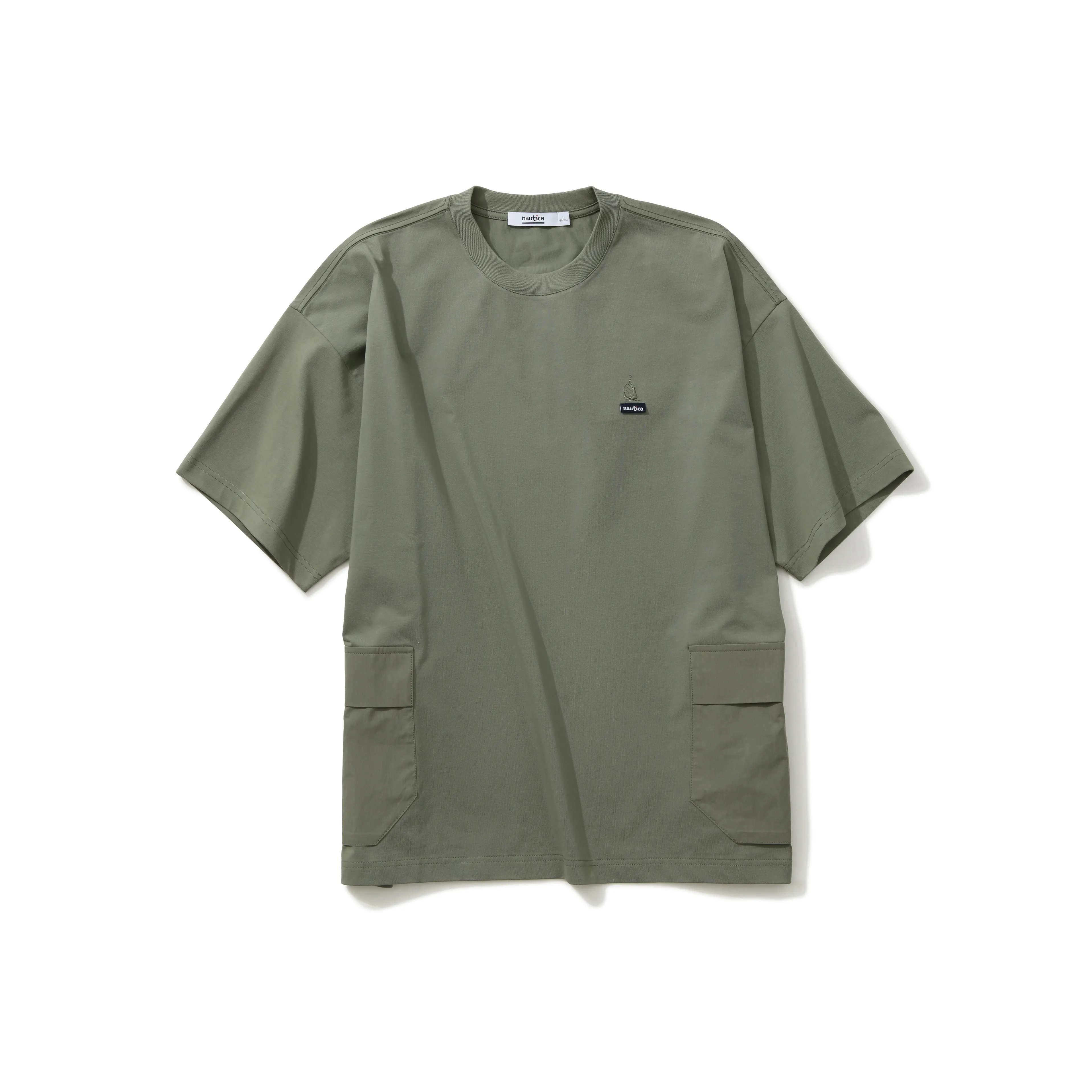 Nautica White Sail Короткий рукав T-рубашки Мужской