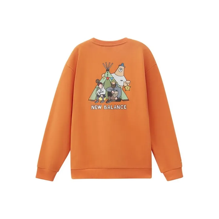 New Balance x JHI Свитшот Унисекс Оранжевый