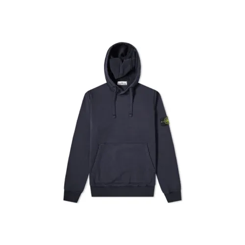 STONE ISLAND Морской синий Мужские Свитшоты