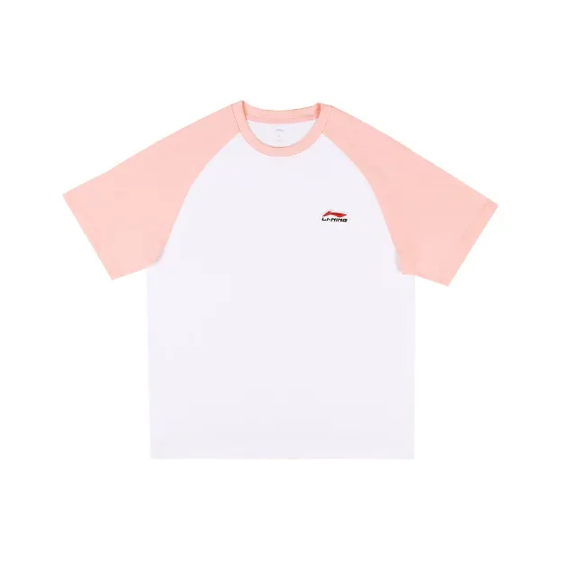 Т-рубашка с подкладкой унисекс белый розовый