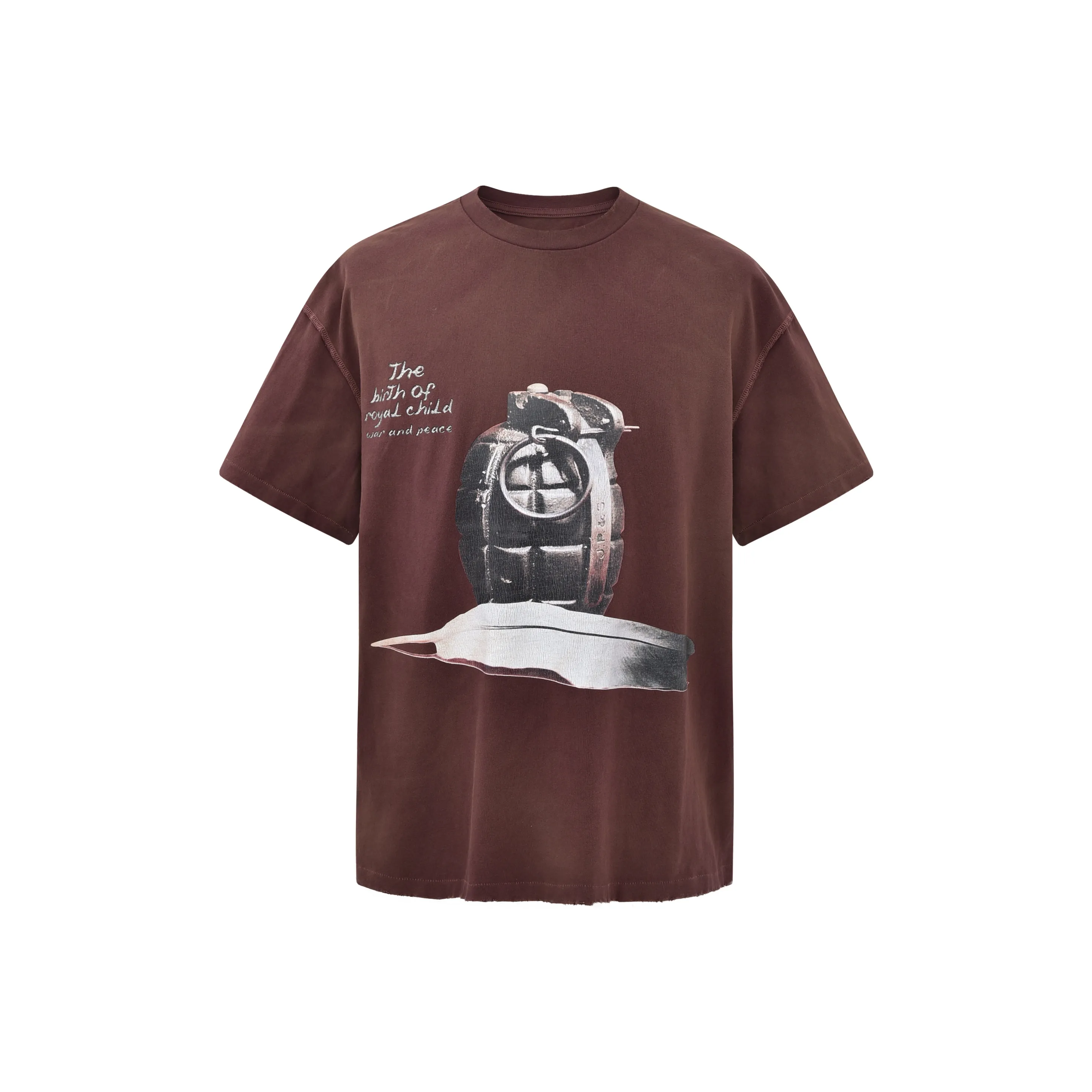 BIRTH OF ROYAL CHILD T-Shirt Унисекс Бордовый